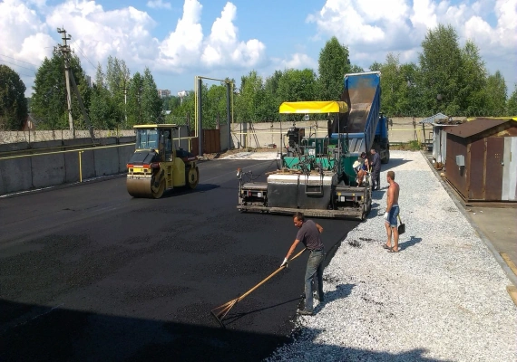 Устройство автодорог в Лыткарино и Люберецком районе